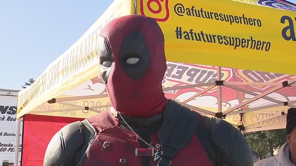 LA wildfire donation site at Santa Anita Park