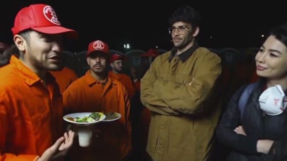 Twitch streamer Hasan Piker meets LA inmate firefighters
