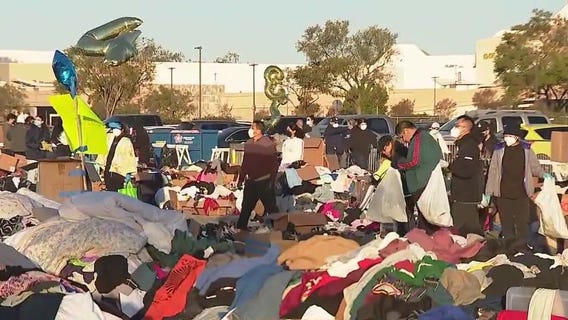 Helping wildfire victims: Donation center opens at Santa Anita Park