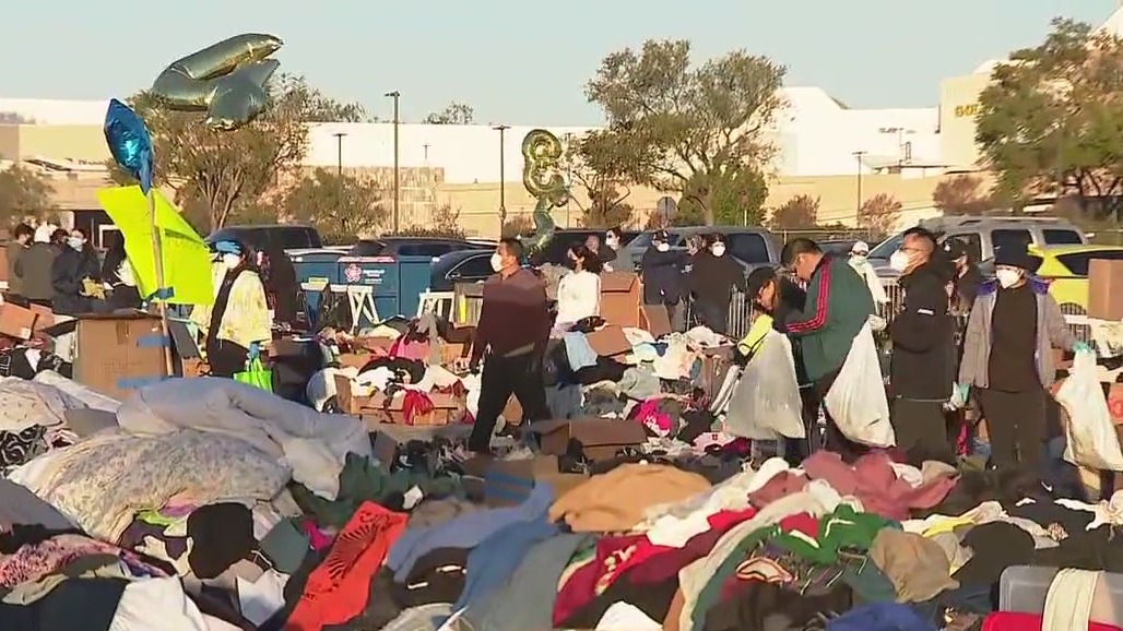Helping wildfire victims: Donation center opens at Santa Anita Park