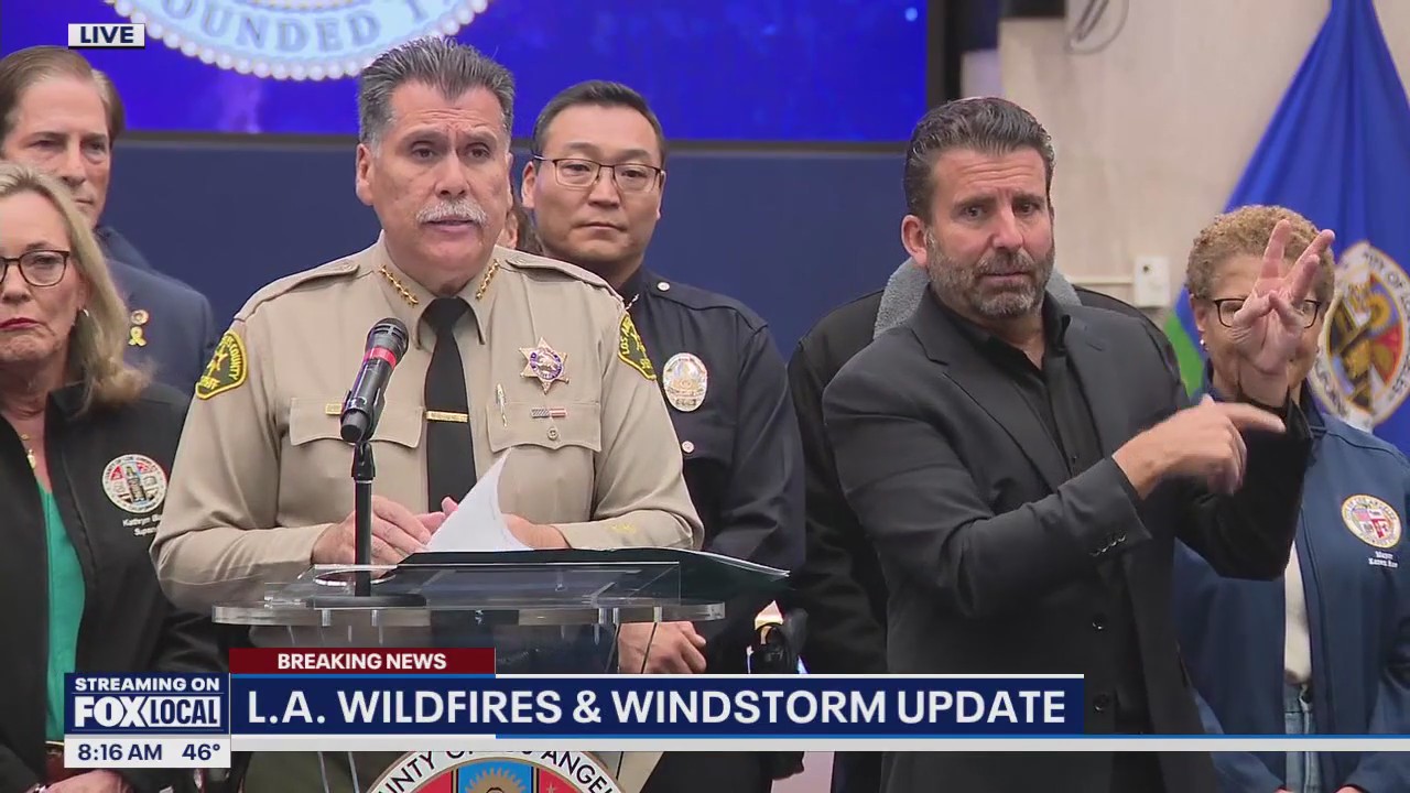 LA fires latest: Monday 8 a.m. presser