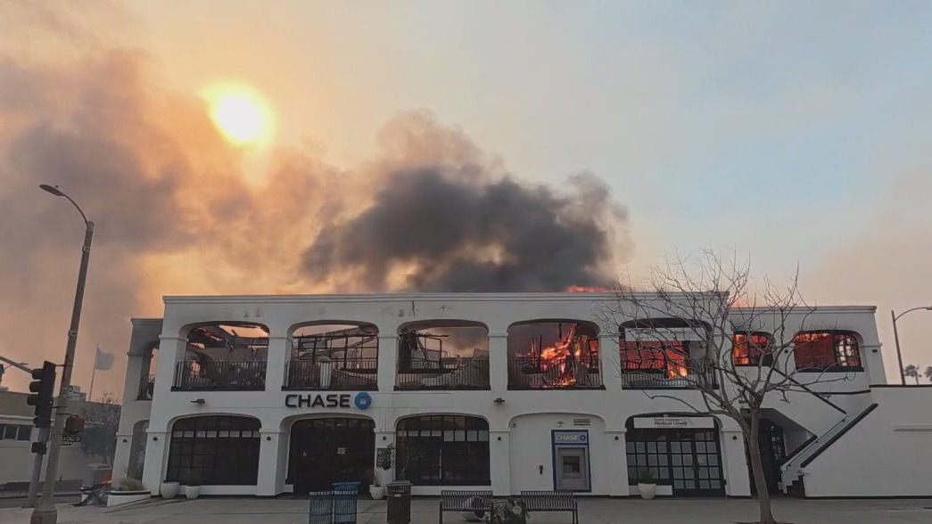 Scenes of Palisades and Eaton fires