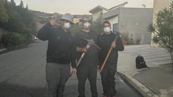 Triplets help put out fires at neighbors' homes