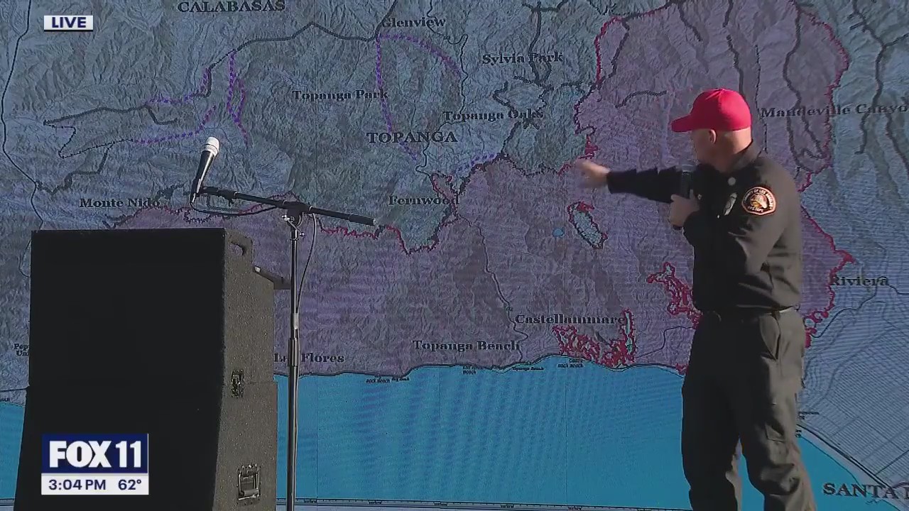 Palisades Fire 3 p.m. Tuesday press conference