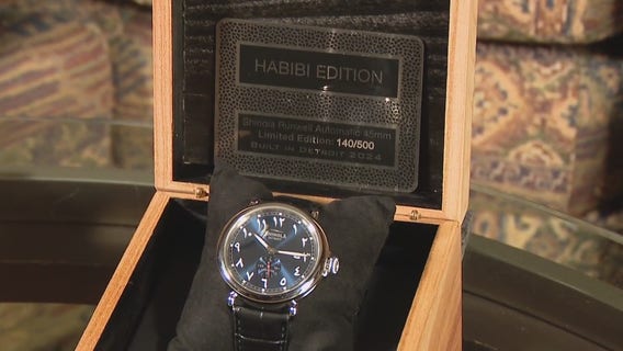Detroit entrepreneur debuts limited Habibi Edition watch with Shinola, honoring cultural roots
