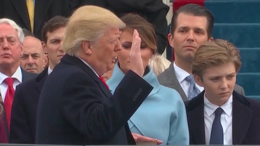 Trump's inauguration moved indoors