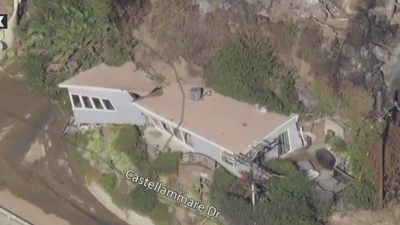 Homes spared by Palisades Fire face mudslide threat
