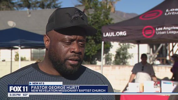 Pastor, local community help fire victims