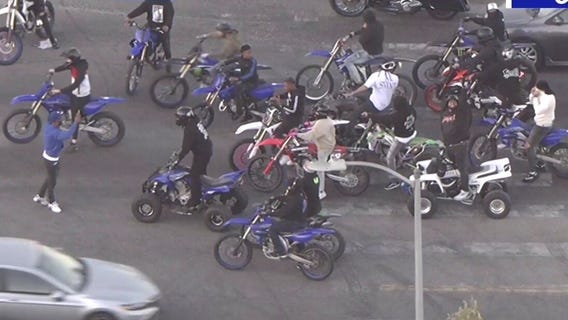 Dirt bike riders lead 30 min police chase