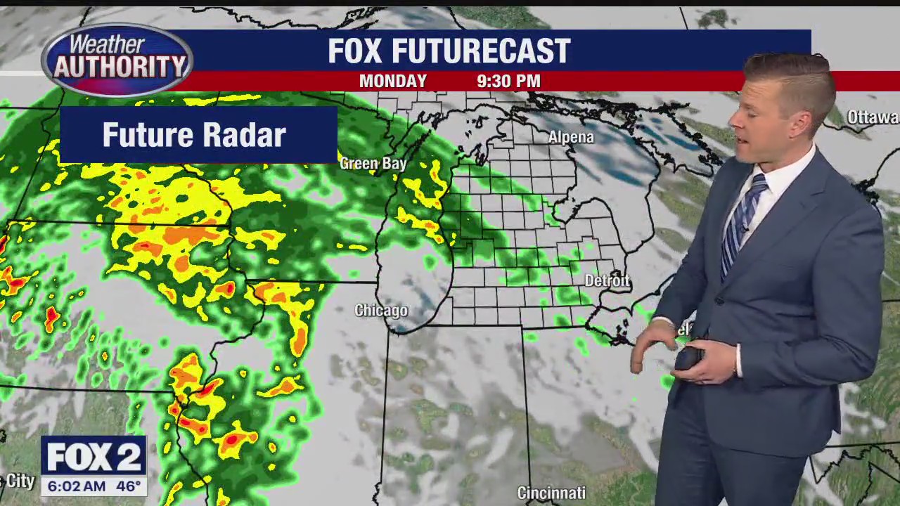 Some evening light showers possible | FOX 2 Detroit