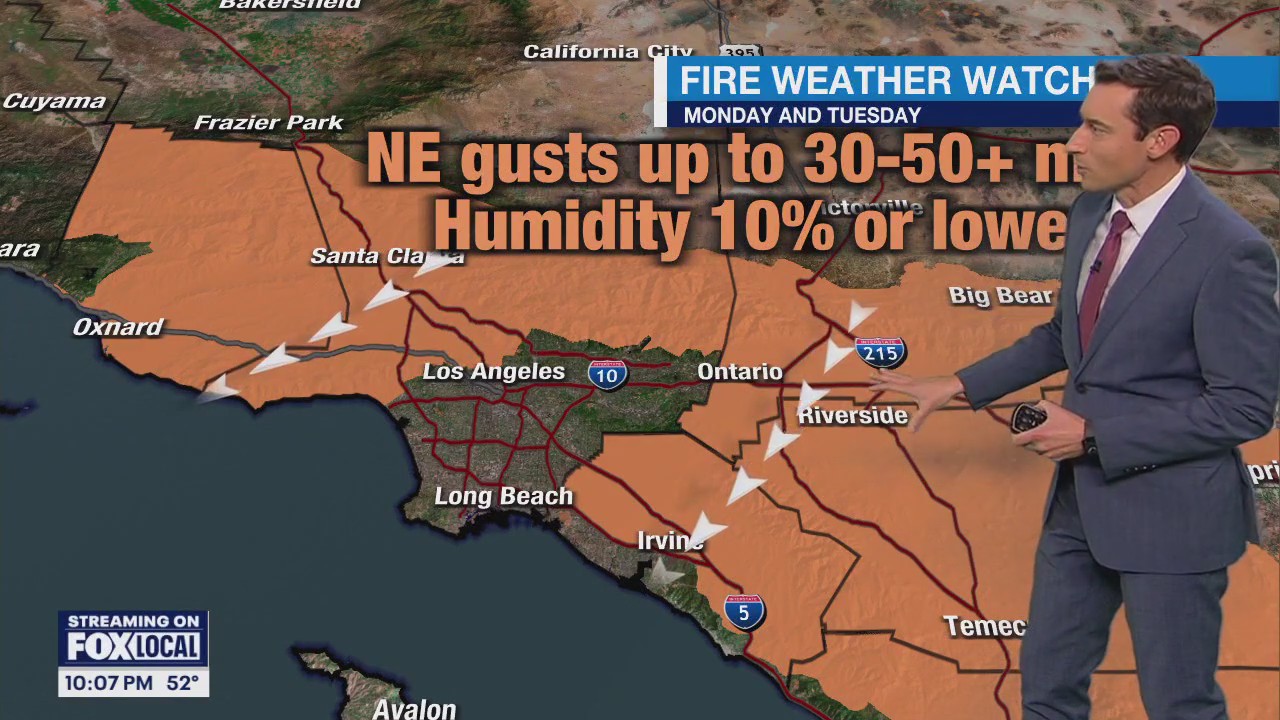 Santa Ana winds return next week