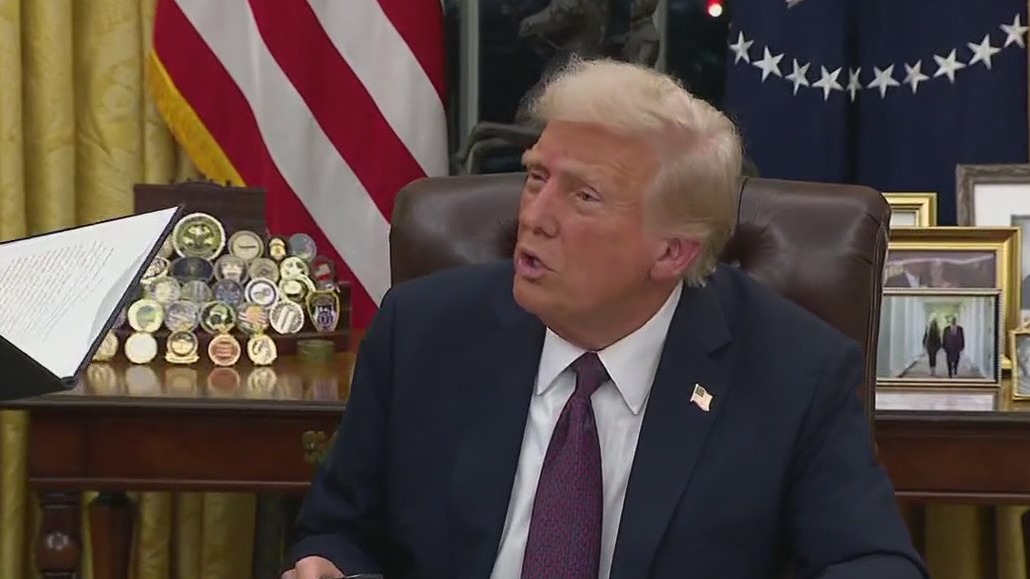 Trump signs numerous executive orders