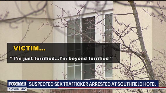 Woman sex trafficked at Southfield hotel, suspect arrested