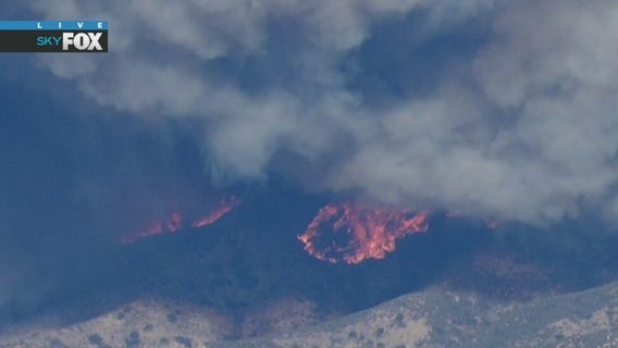 Castaic fire distance from homes