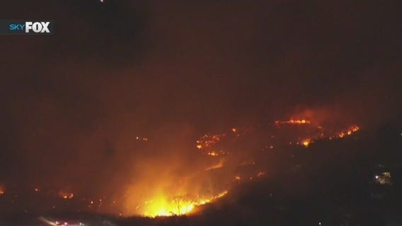 Clay Fire burns parts of Riverside County