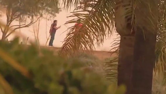 Castaic residents prepare to evacuate