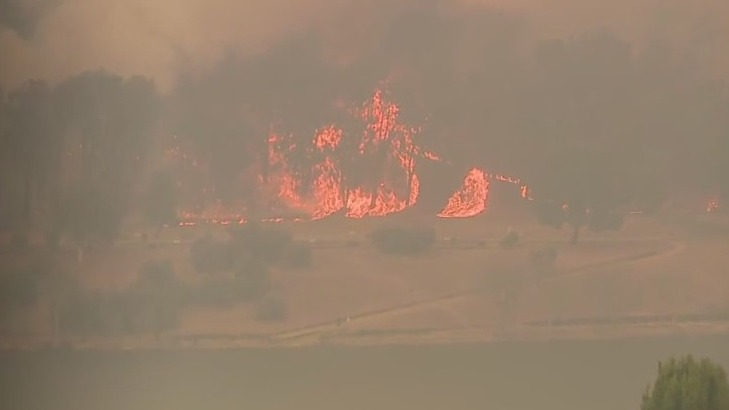 Hughes Fire spreads, students evacuate