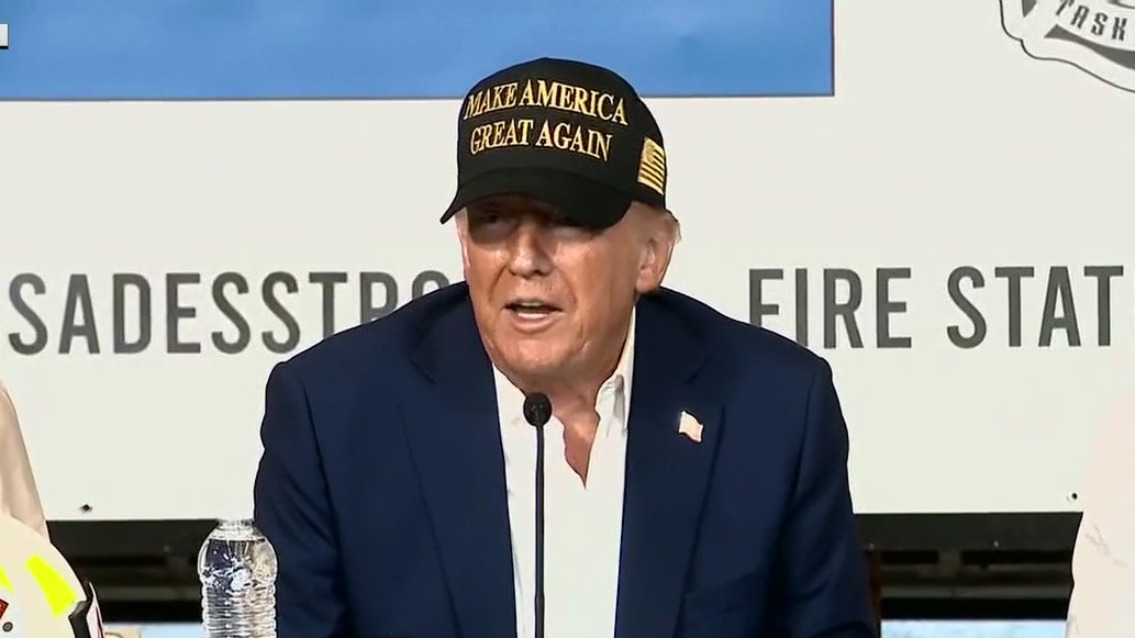 Trump meets with local leaders on wildfires