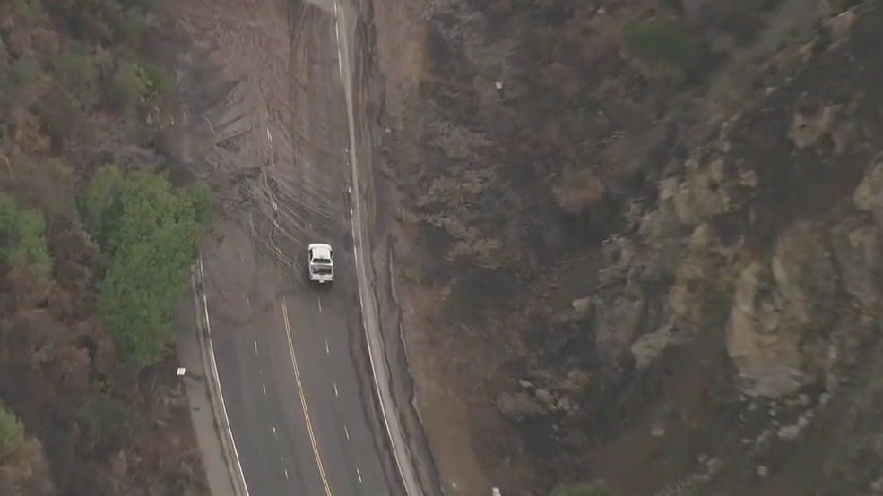 Rain triggers mudslide in Pacific Palisades