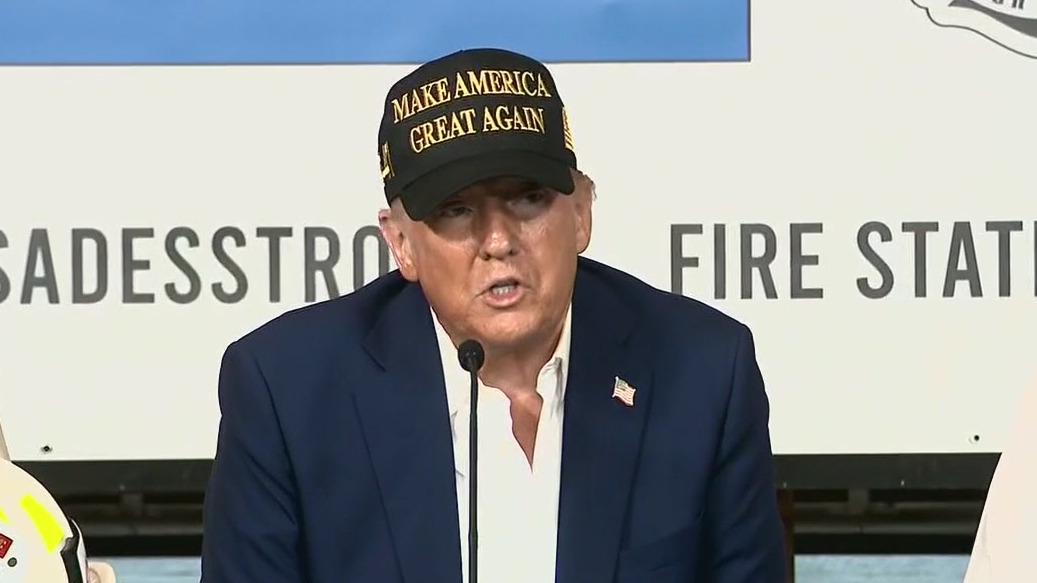 Trump wants to open water pumps amid California fires