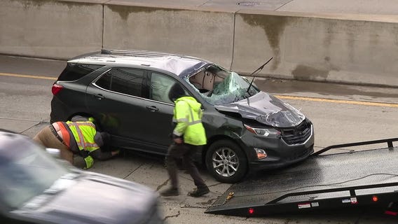 There were about 150 car crashes during first significant snow of 2024