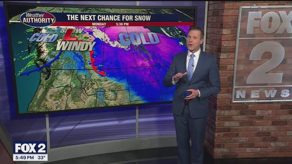 Some midweek snow is likely... about 1"