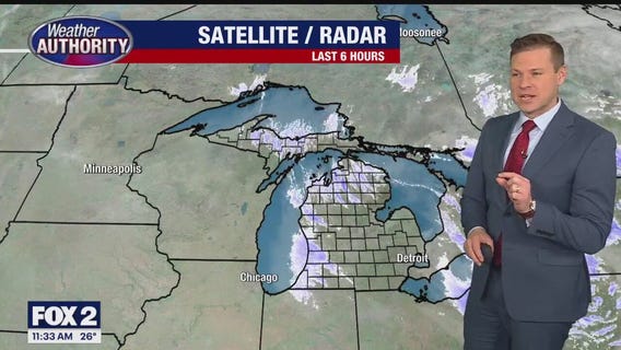 Still some snowflakes, but no accumulation