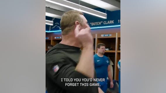 'That's what champions do': Dan Campbell's fiery locker room speech after Lions top Packers