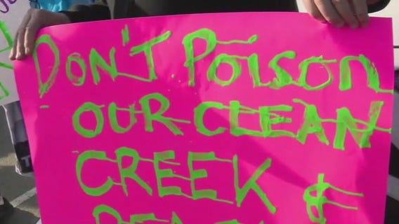 Malibu protests toxic debris removal site