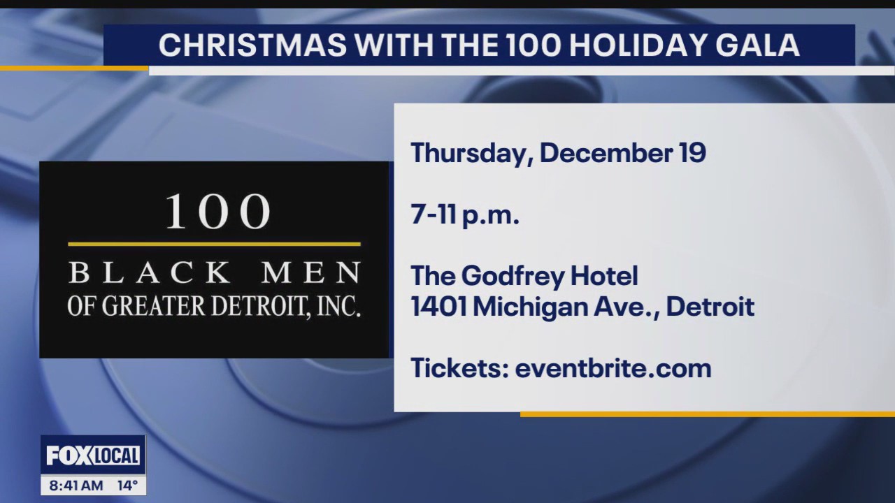 100 Black Men of Greater Detroit, Inc. hosting Christmas charity gala