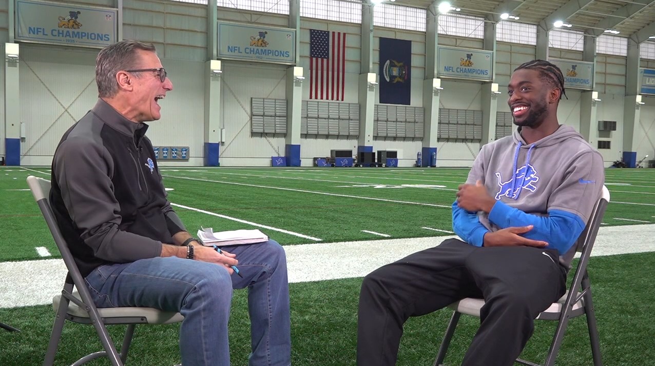 WATCH - Dan Miller sits down exclusively with Lions rookie cornerback Terrion Arnold