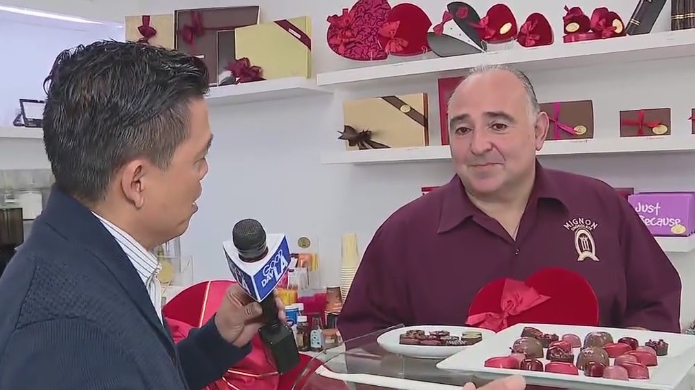 Valentine's Day treats at Mignon Chocolate in Glendale