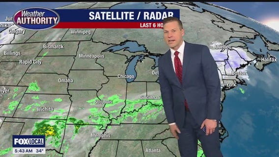 No rain or snow expected for the holiday stretch