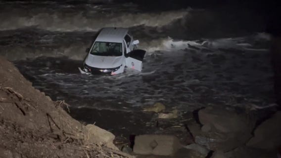 LA City vehicle falls into ocean off PCH