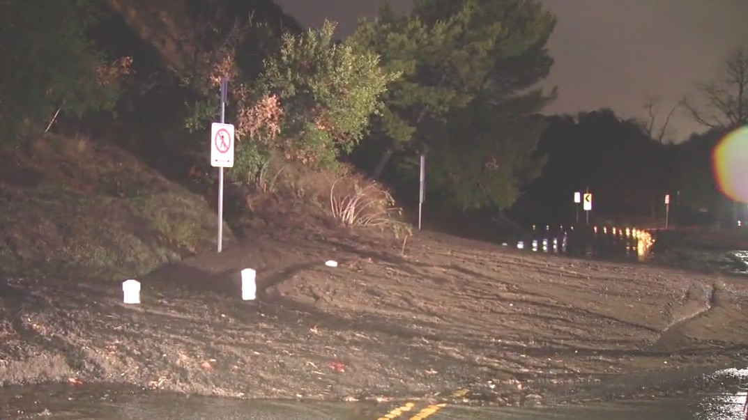 LA storms bring 8 in. of mudslide near Malibu