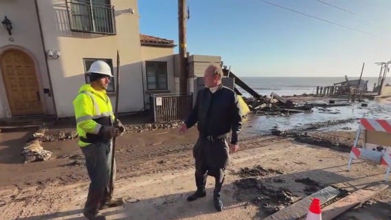 Home saved from fire, but mudslide delays moving back