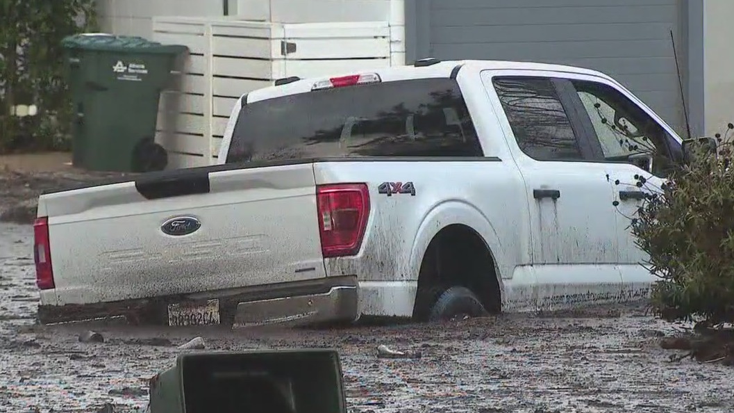 Eaton Fire zone causes major mudslides