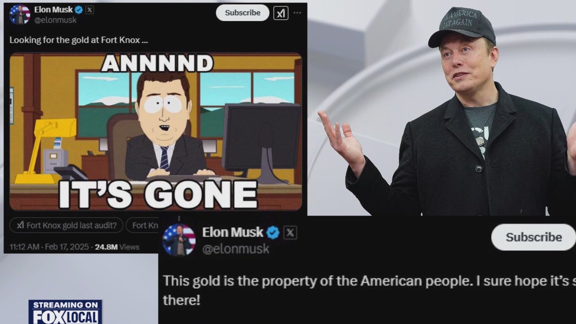 Elon Musk's DOGE wants to audit Fort Knox gold