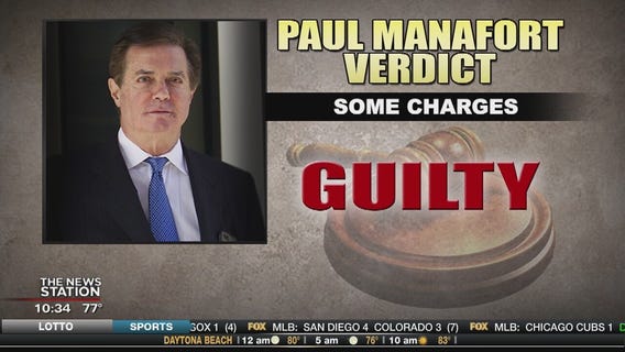 Manafort convicted in financial fraud trial
