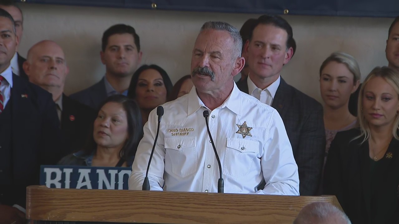 Chad Bianco, Riverside County sheriff, announces run for governor