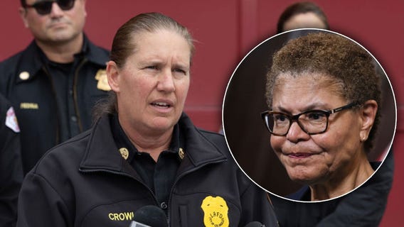 LA Mayor removes fire chief after wildfires