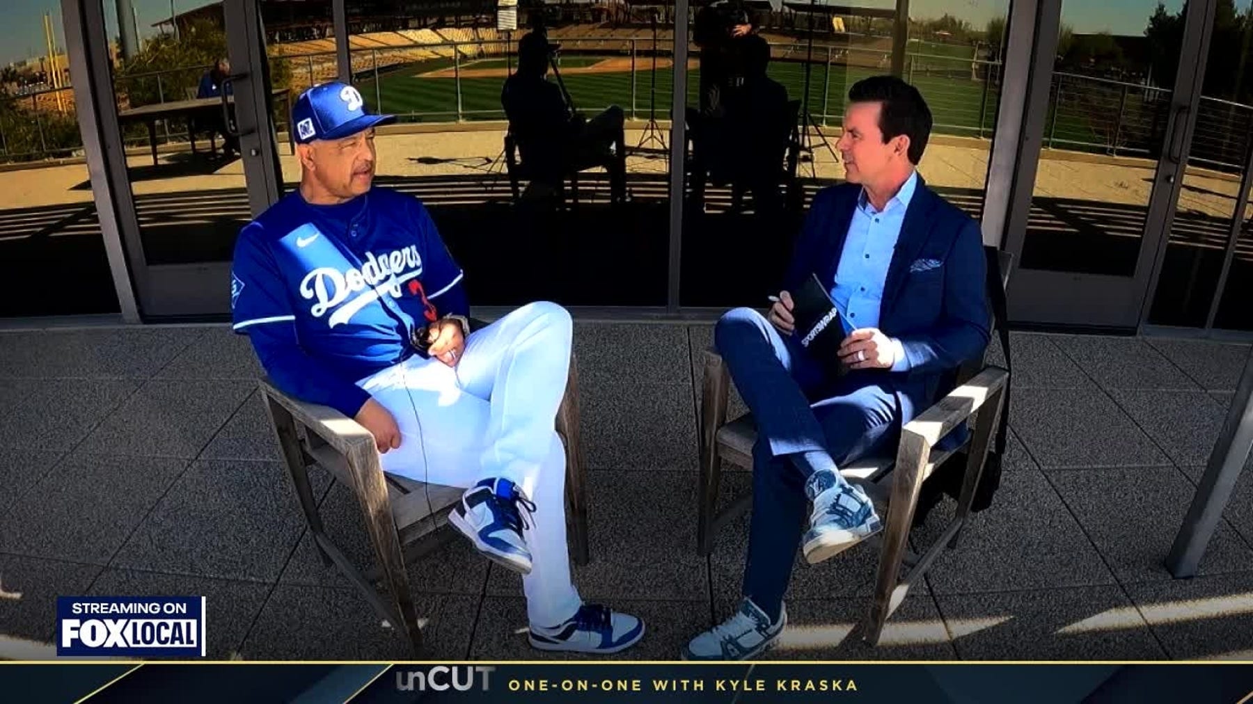 Dodgers' Dave Roberts 1-on-1 at Spring Training