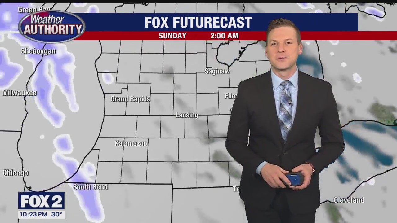 Some Sunday snow to the tune of 1" | FOX 2 Detroit
