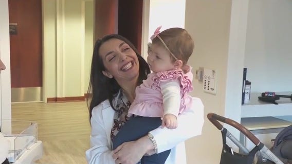 Mother and baby reunite with Commerce Township medical team after life-saving c-section
