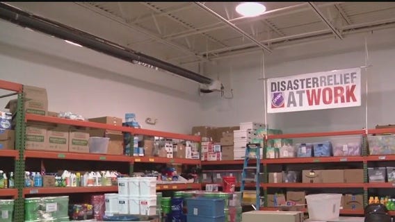Wildfire relief efforts stretch all the way from Michigan