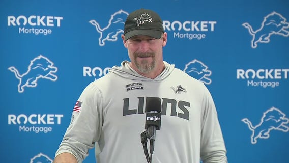 Lions' Dan Campbell talks about Commanders playoff matchup