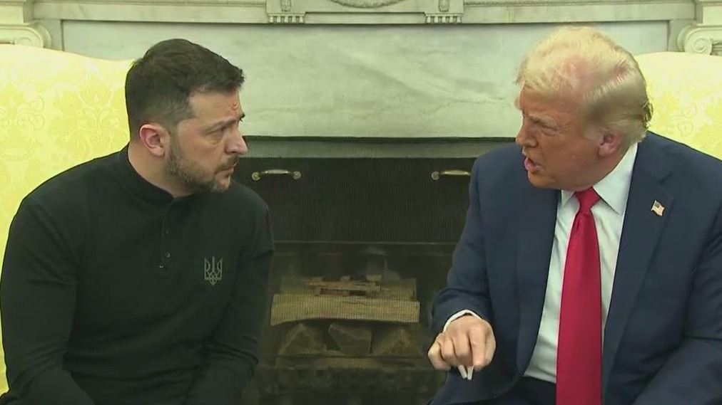 Zelensky, Trump clash at Oval Office