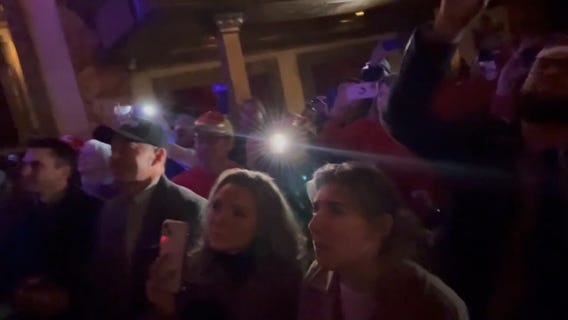 Michigan GOP watch party cheers on during Inauguration