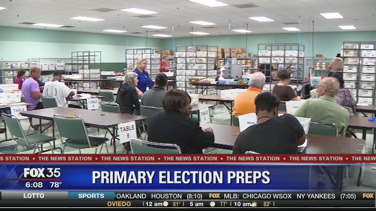 Primary Election Day preparations undeway