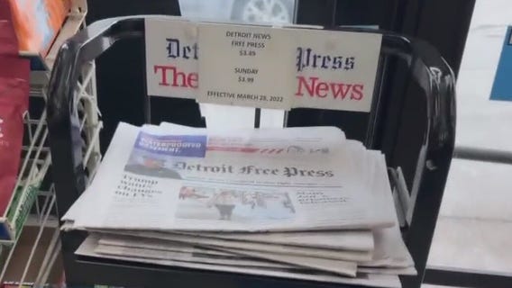 Detroit Free Press printing facility to close